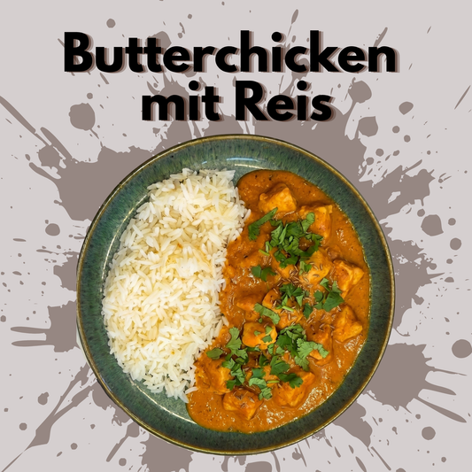 Butterchicken mit Reis