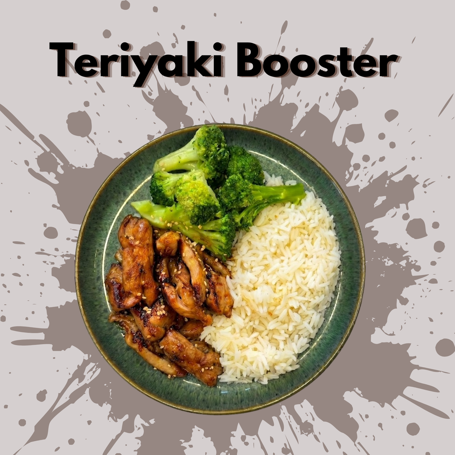 Teriyaki mit Reis & Brokkoli