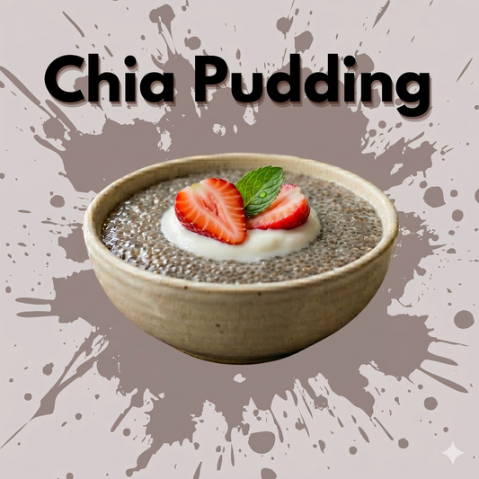 Glow Chia Pudding mit Erdbeere