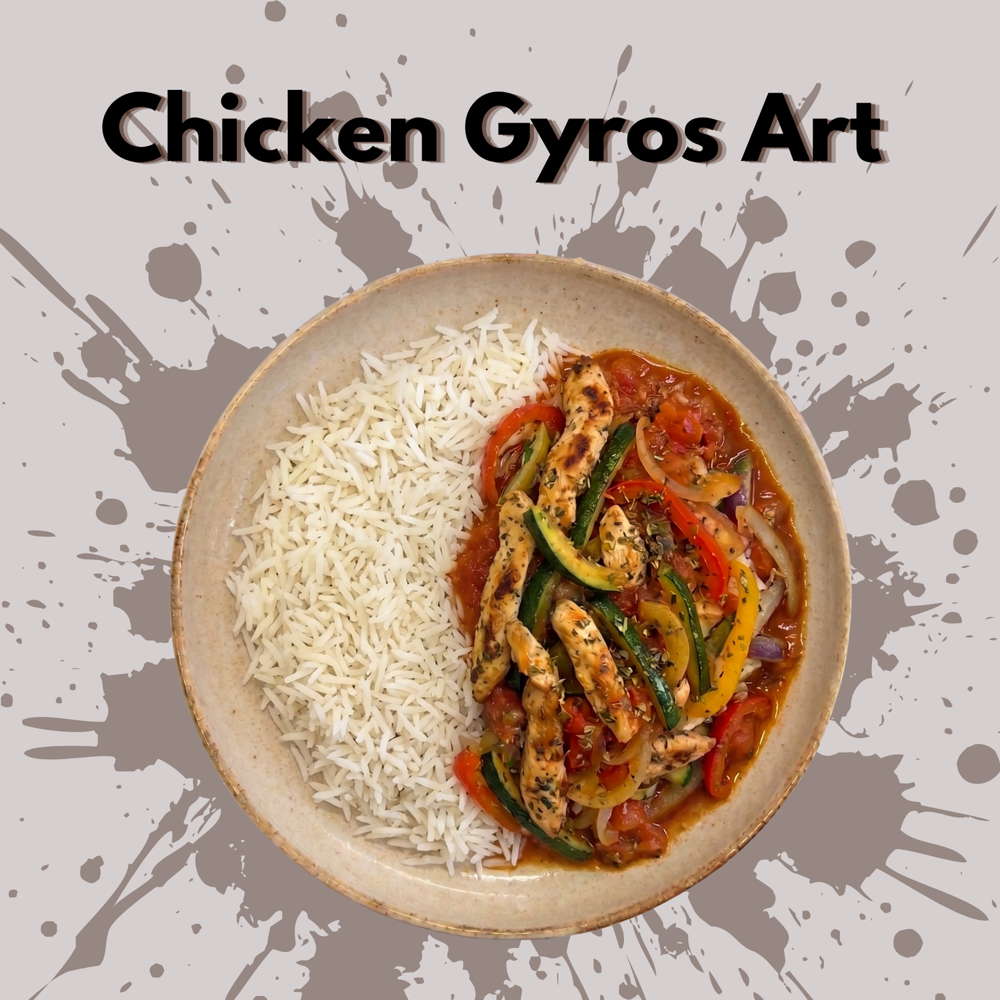 Chicken Gyros Style